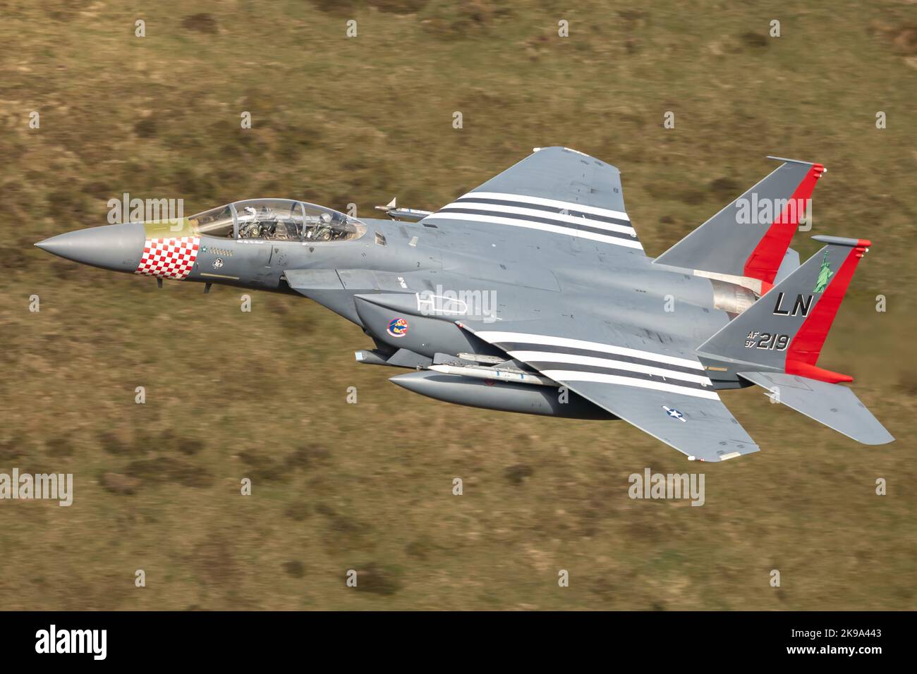 Mach Loop F-15 Stock Photo