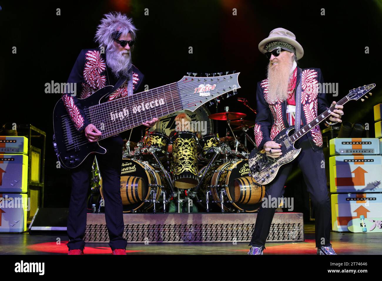 ZZ Top In Concert Stock Photo