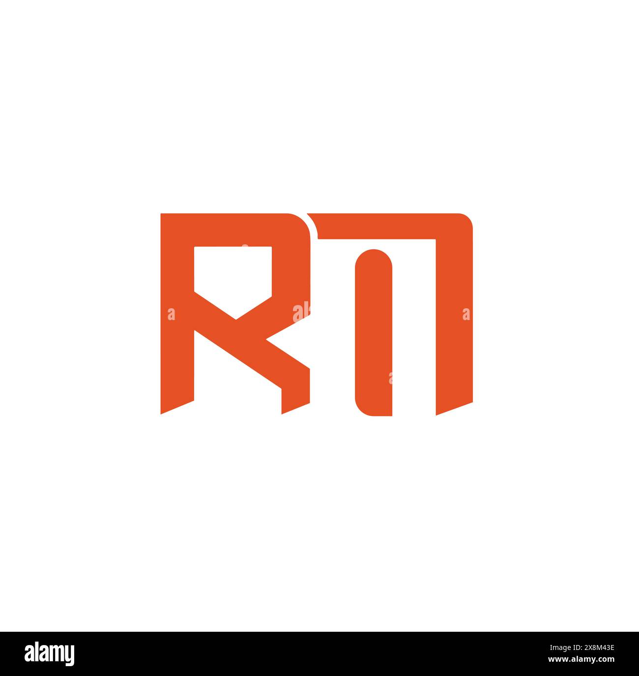 rn logo Stock Vector