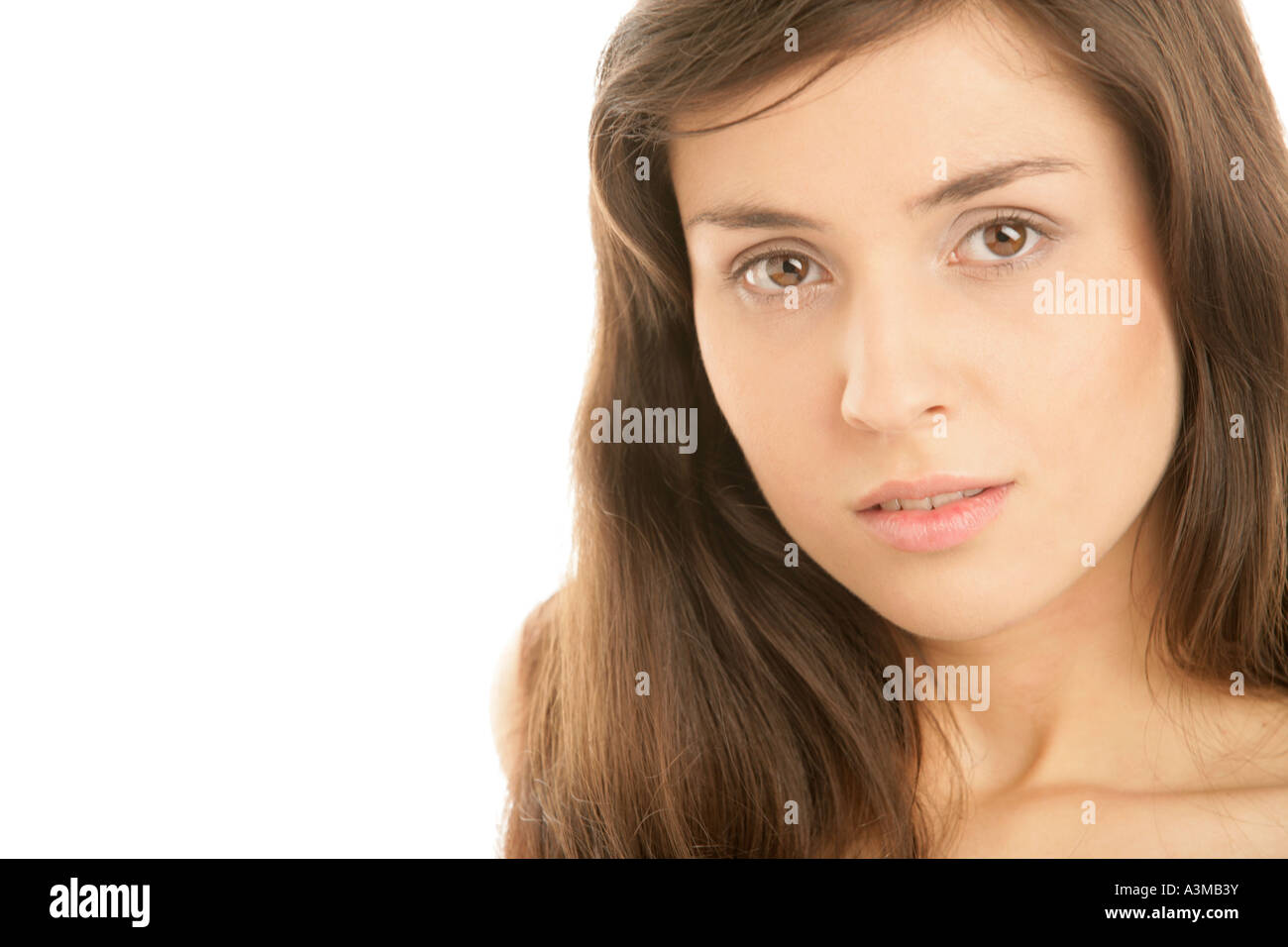 Portrait of young woman Stock Photo