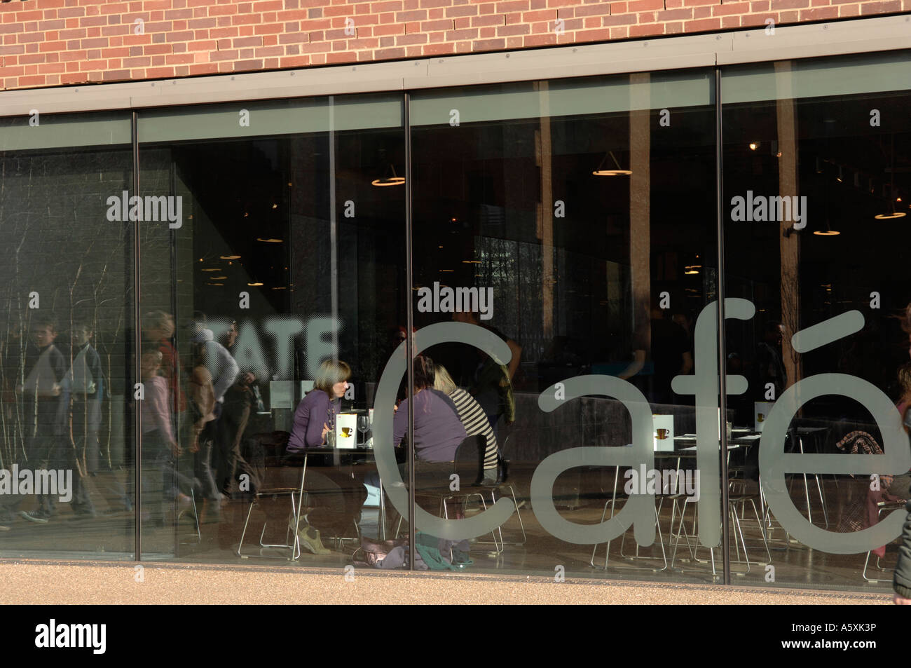 Tate Modern Cafe London Stock Photo