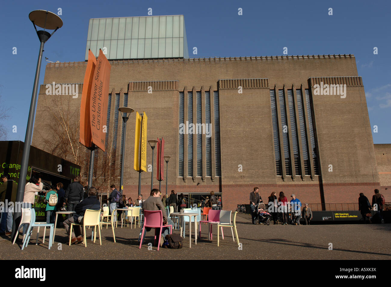 Tate Modern Cafe London Stock Photo