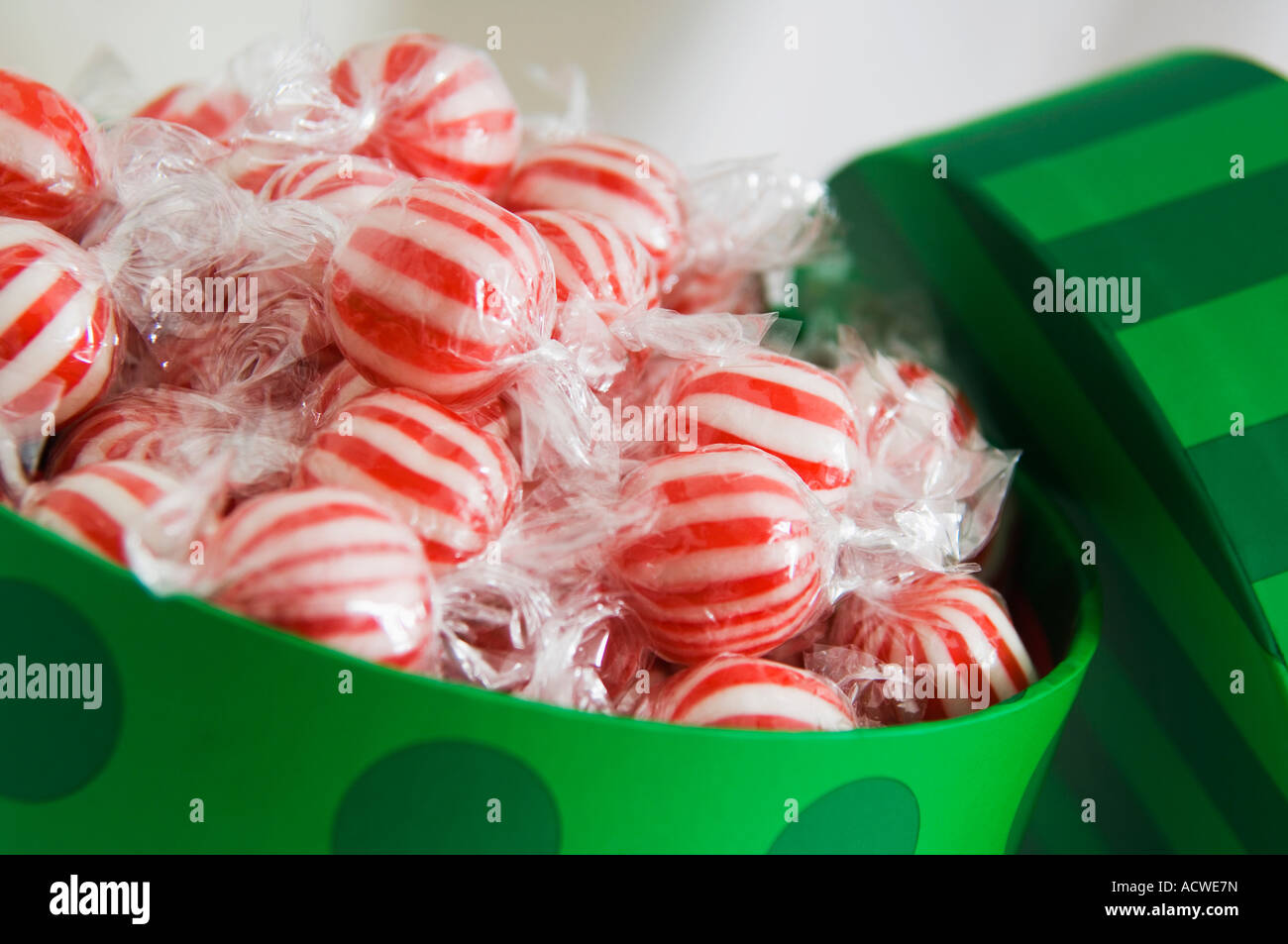 Peppermint candy Stock Photo