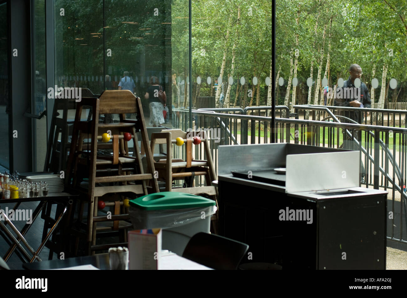 Tate modern Cafe Stock Photo