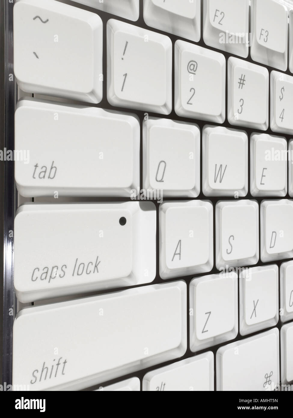 computer keyboard close up Stock Photo