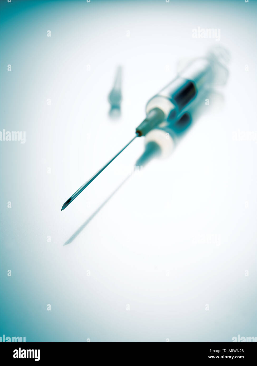 hypodermic syringe Stock Photo