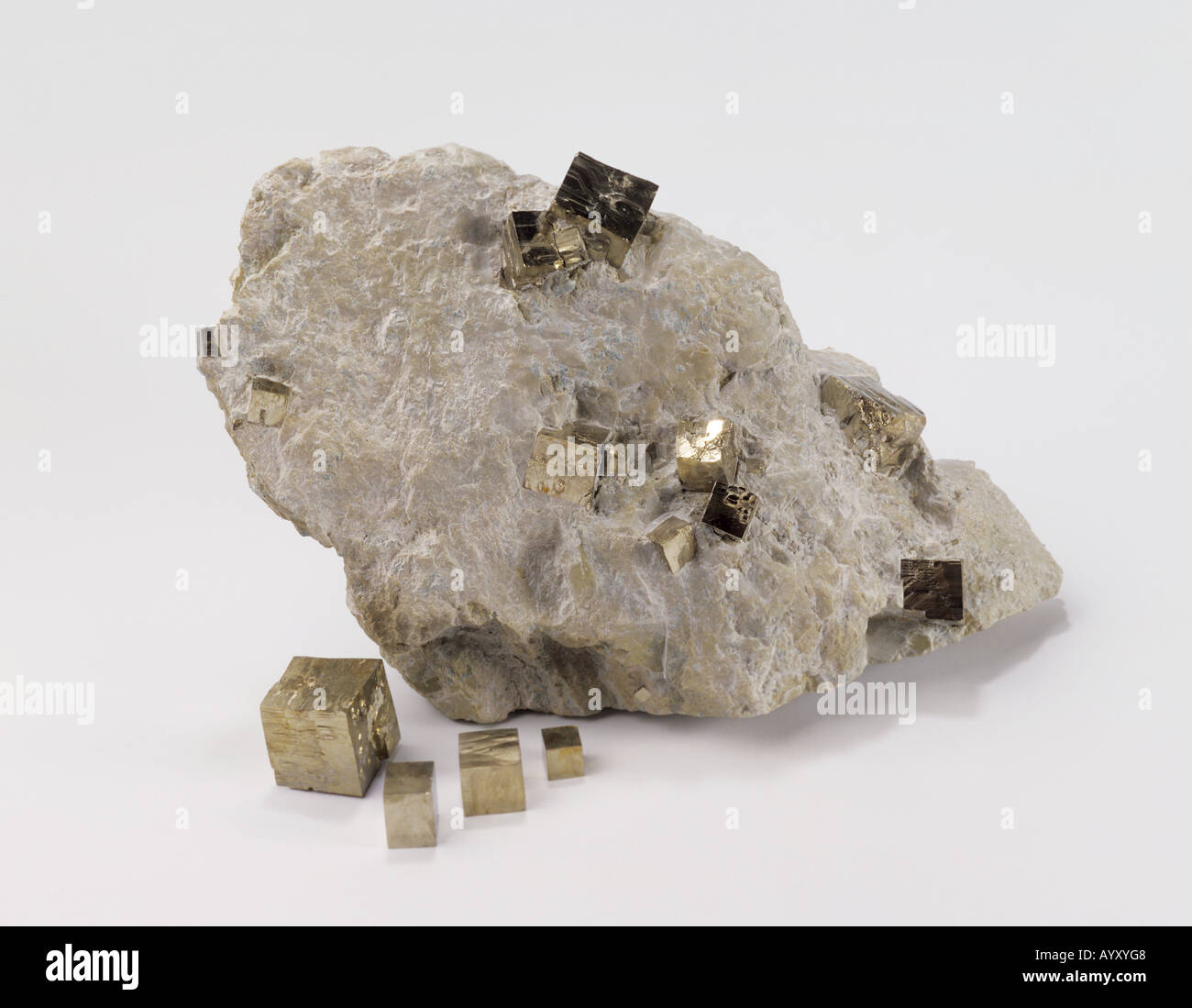 Pyrite Stock Photo