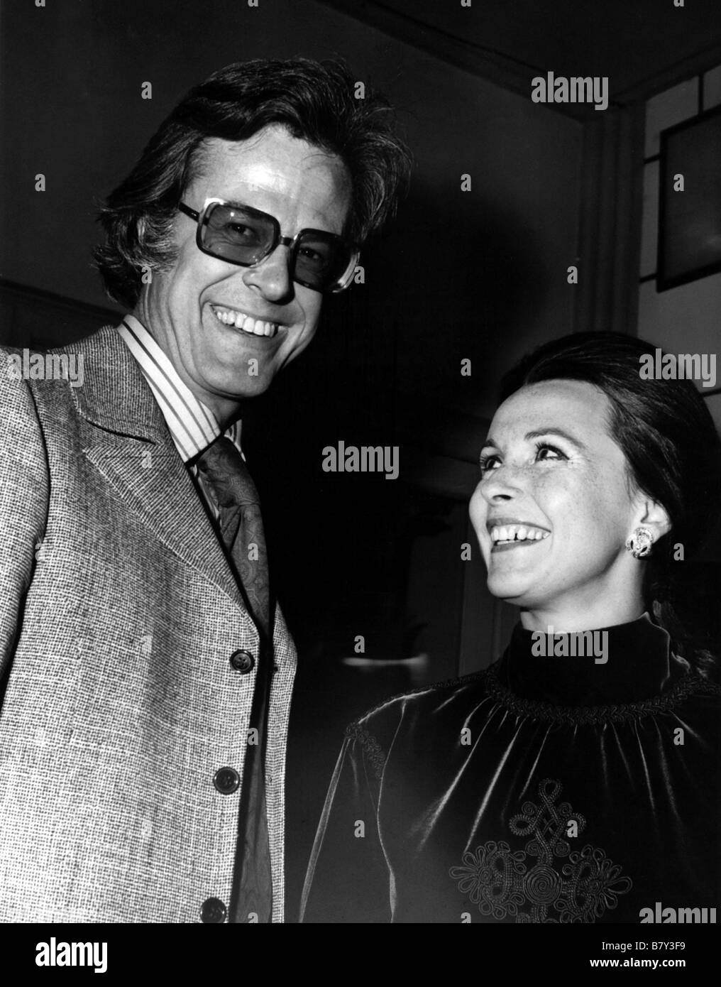 Claire Bloom, Robert Culp Stock Photo