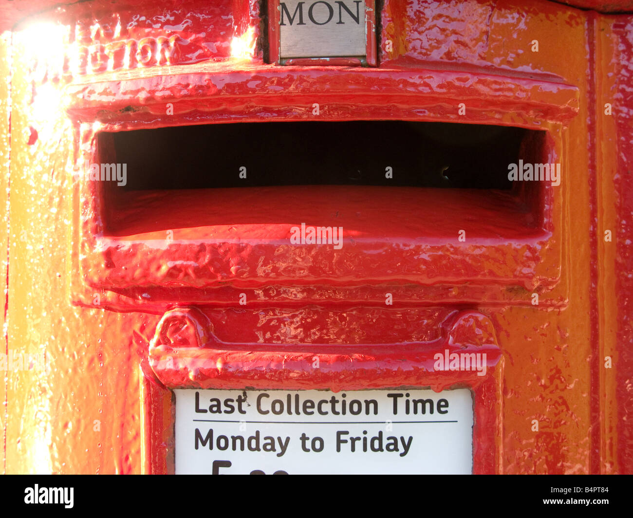 Pillar box slot Stock Photo