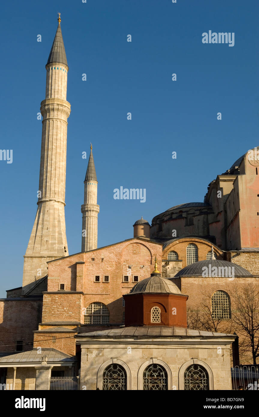 Minarets at St. Sofia Stock Photo