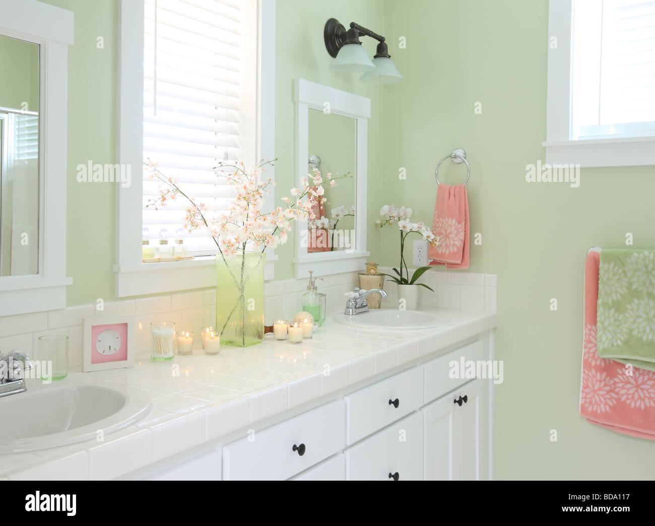 Bathroom interior Stock Photo