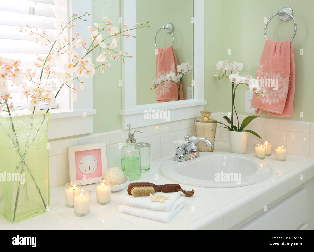 Bathroom interior Stock Photo