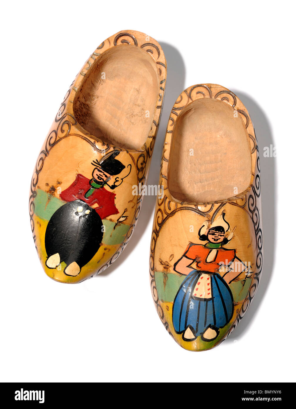 Wooden clogs Stock Photo