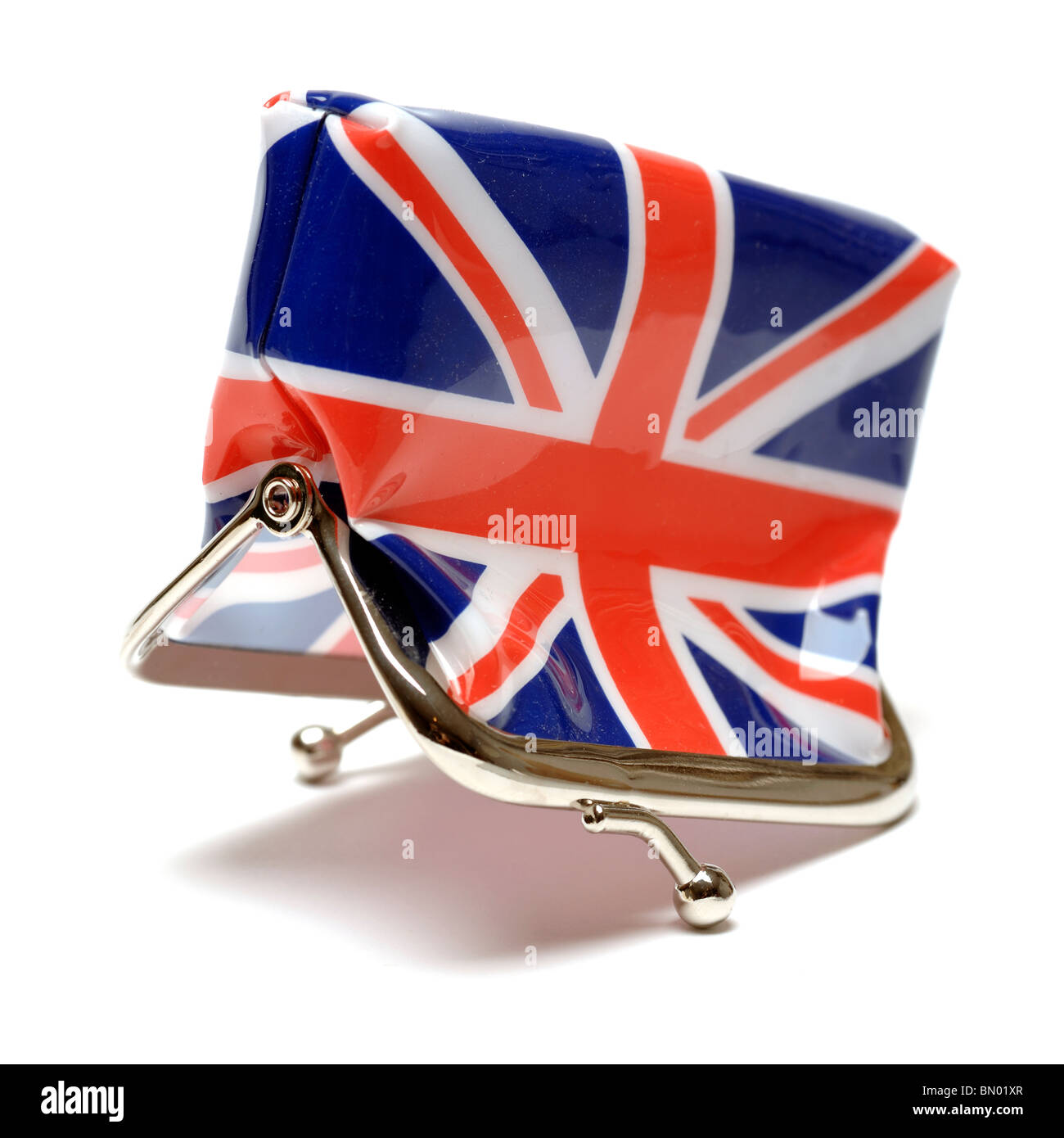 Union Jack purse Stock Photo