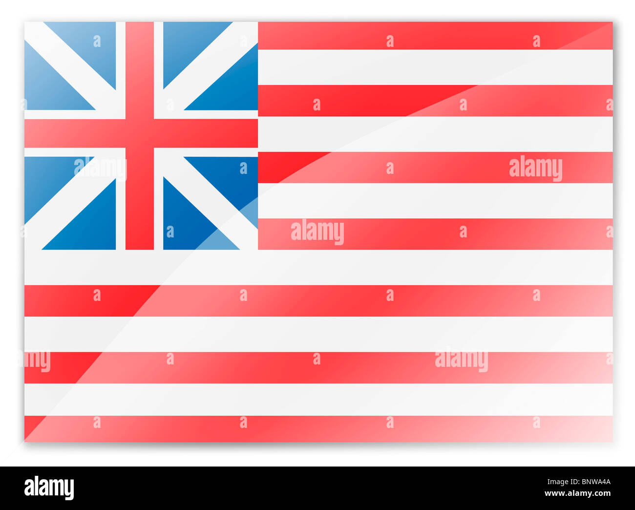 Grand Union flag Stock Photo