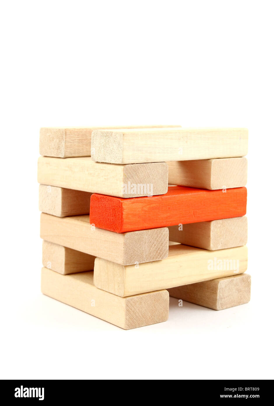 Toy wooden blocks Stock Photo