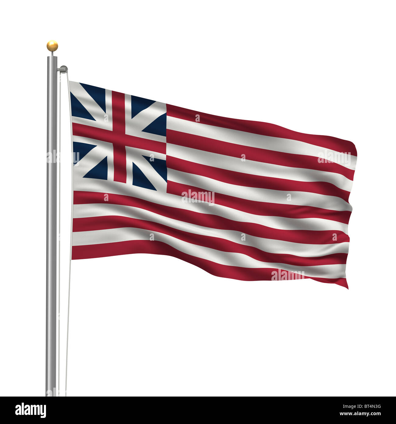 Grand Union Flag Stock Photo