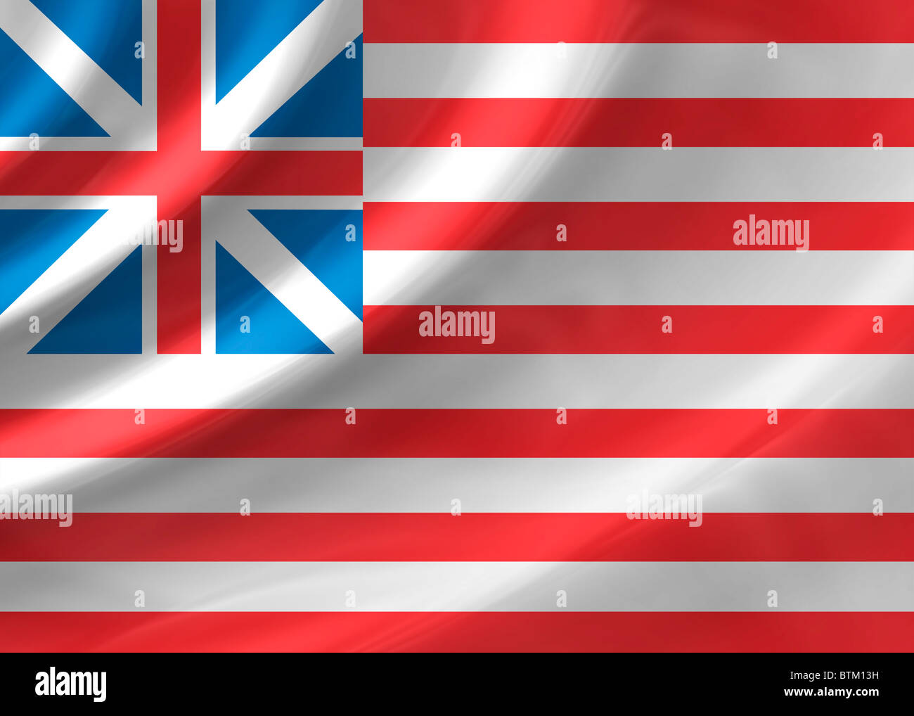 Grand Union USA flag Stock Photo