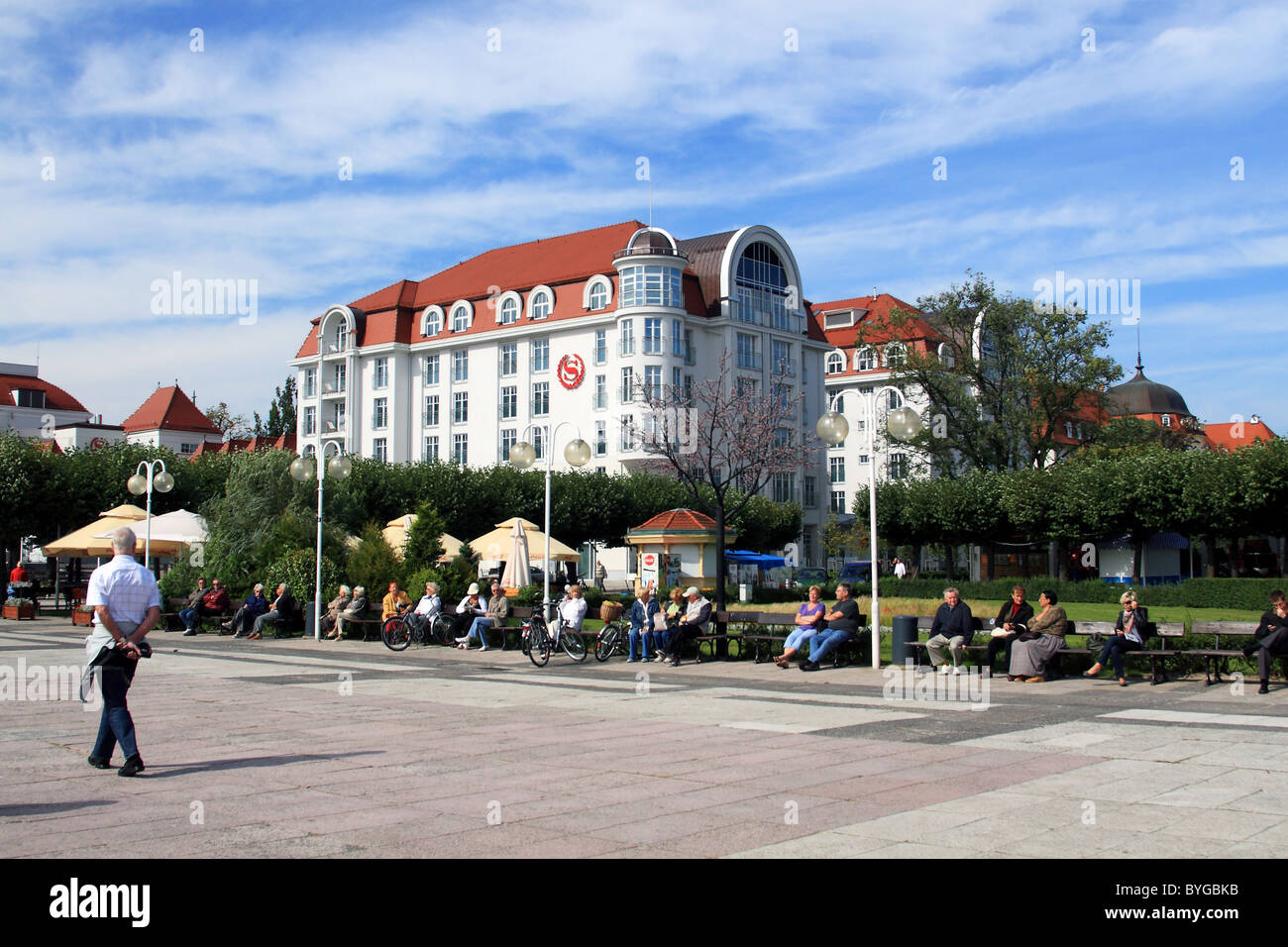 Sheraton Hotel in Sopot, Poland. Stock Photo