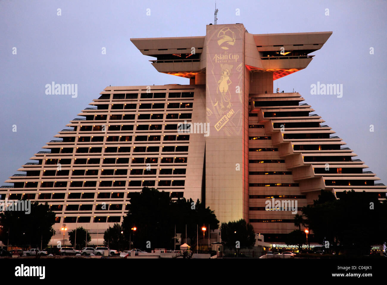 Qatar, Doha, Sheraton Hotel, Stock Photo