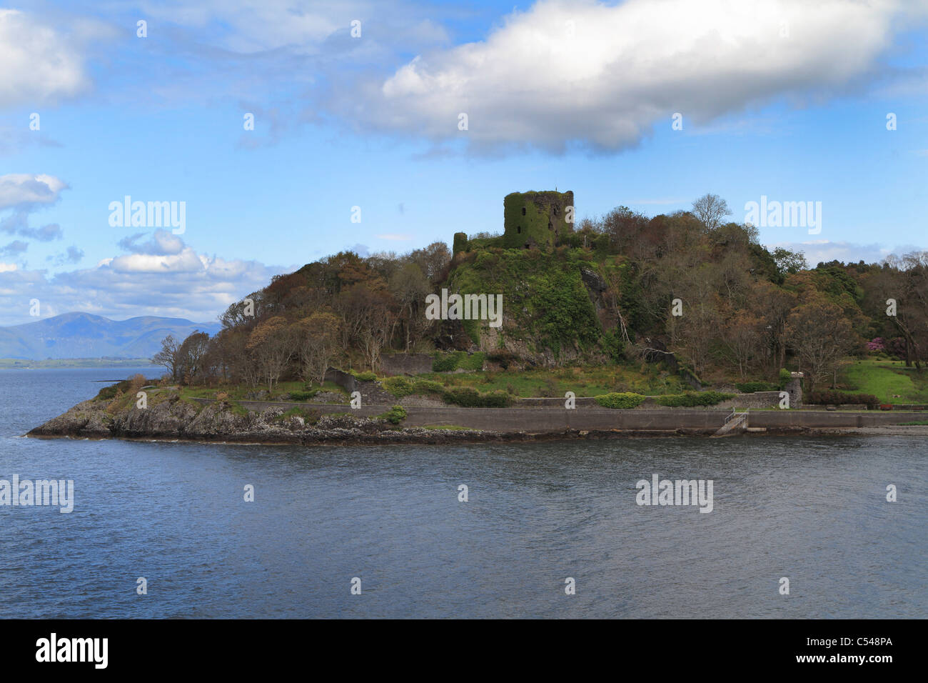 Dunollie Castle near Oban Stock Photo