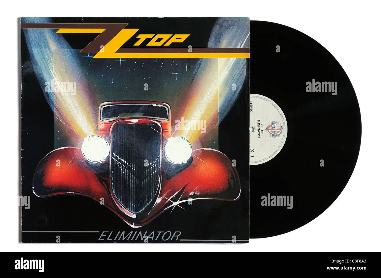 ZZ Top Eliminator album Stock Photo