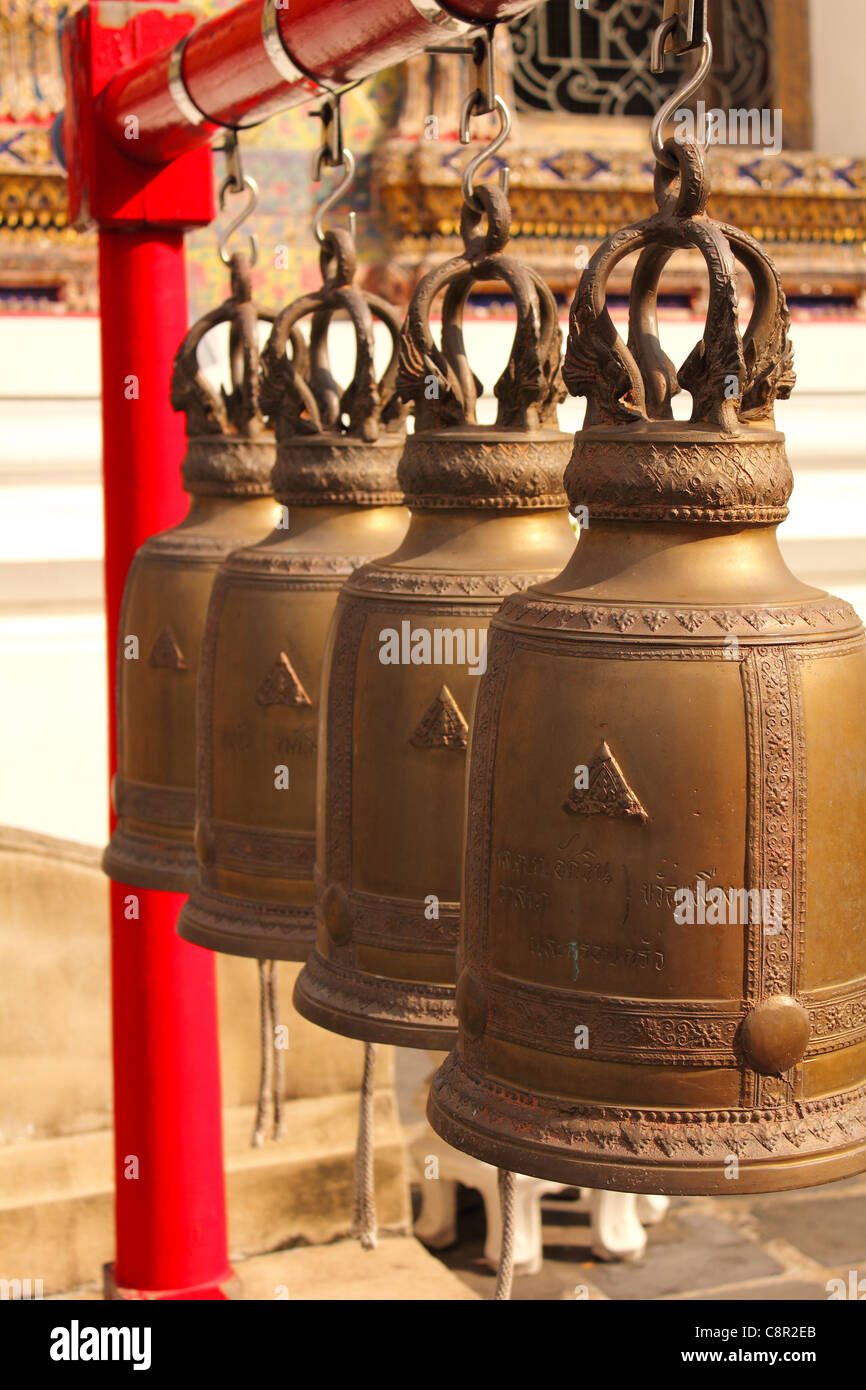 Holy bell in Temple Stock Photo