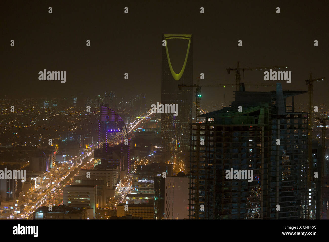 view of Riyadh, Saudi Arabia Stock Photo