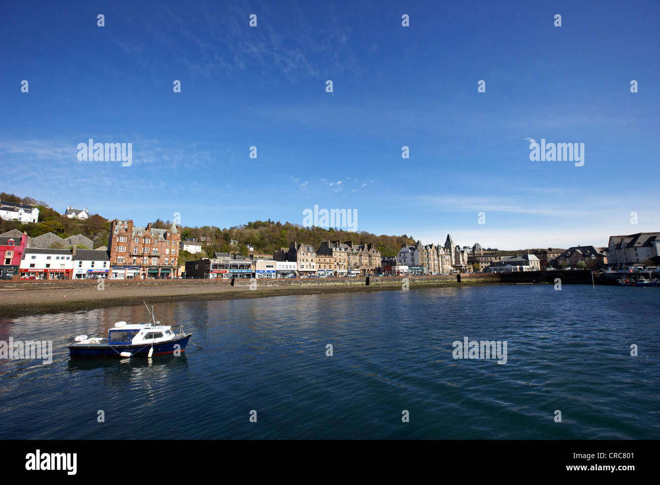 oban sea front scotland uk Stock Photo