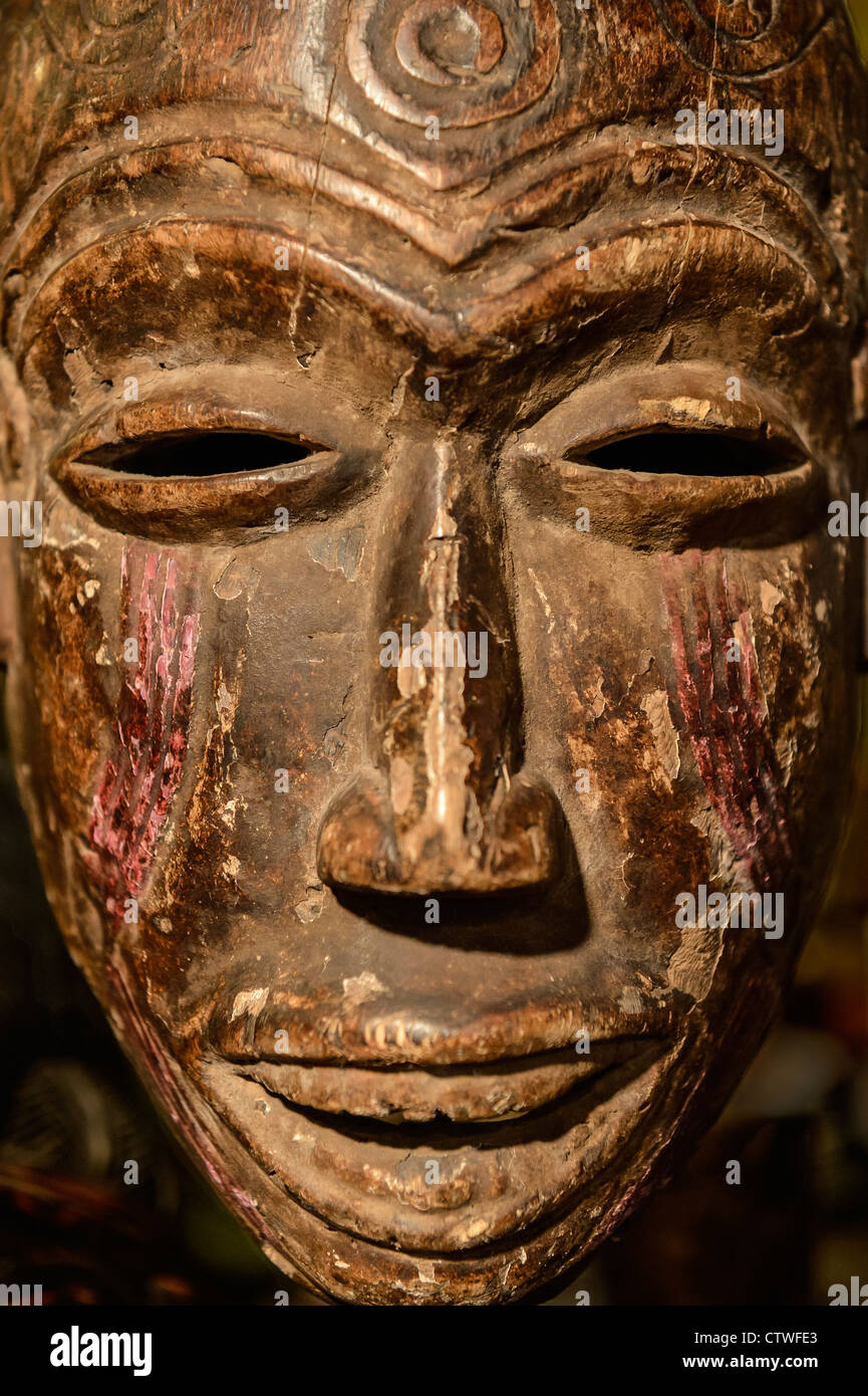 African tribal mask. Stock Photo