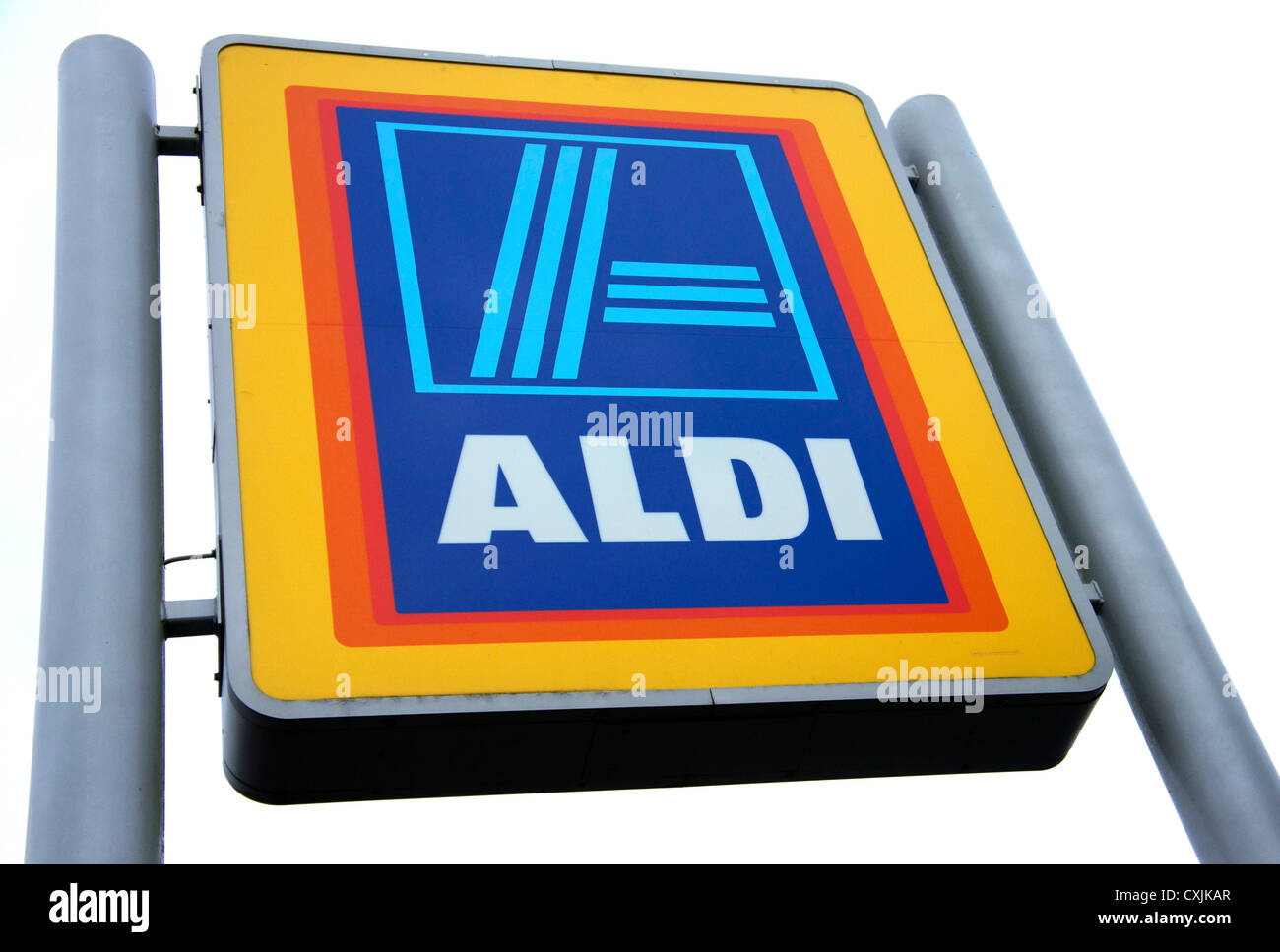 Aldi store sign Stock Photo