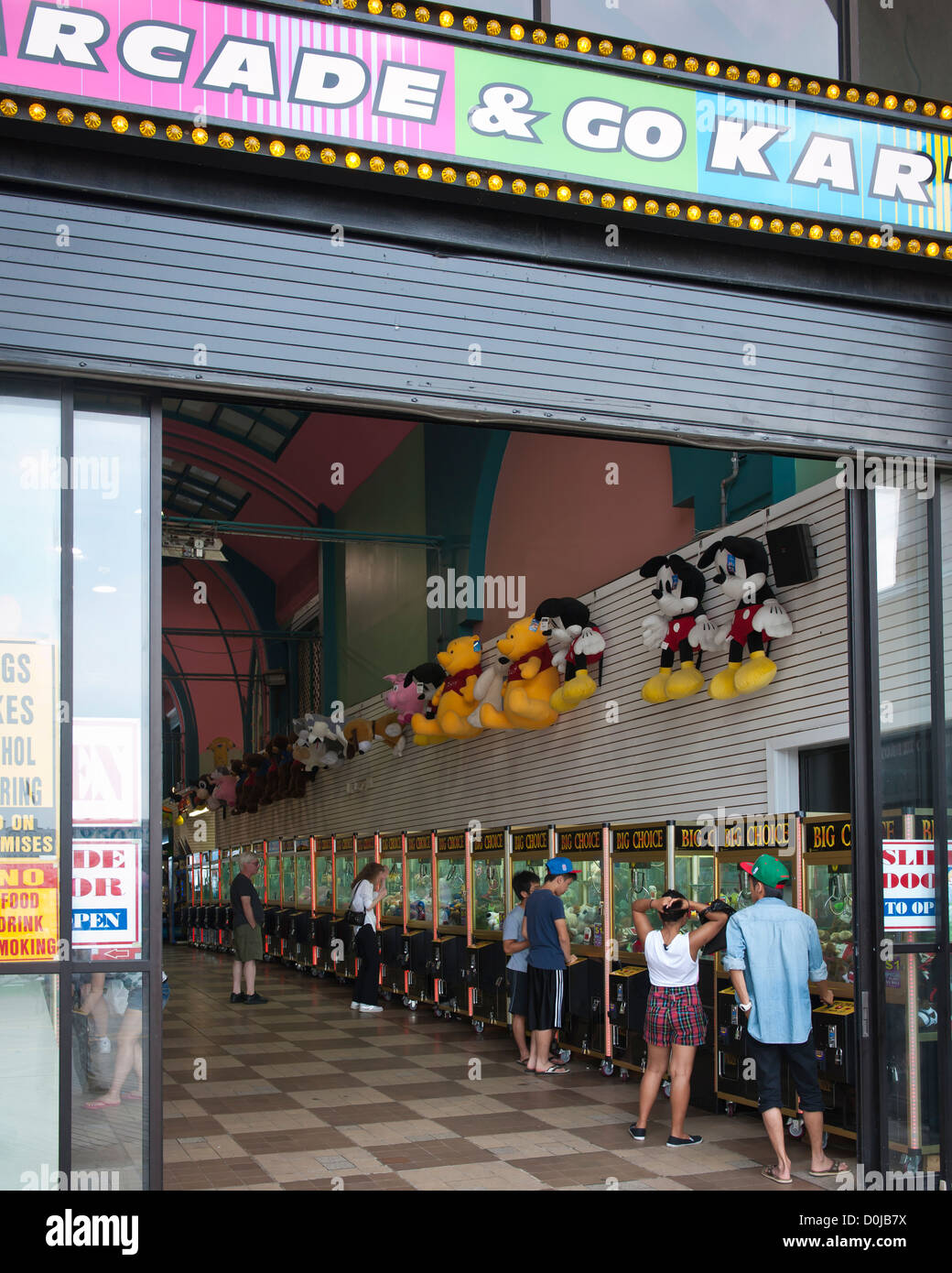 Penny arcade, Atlantic City,NJ Stock Photo