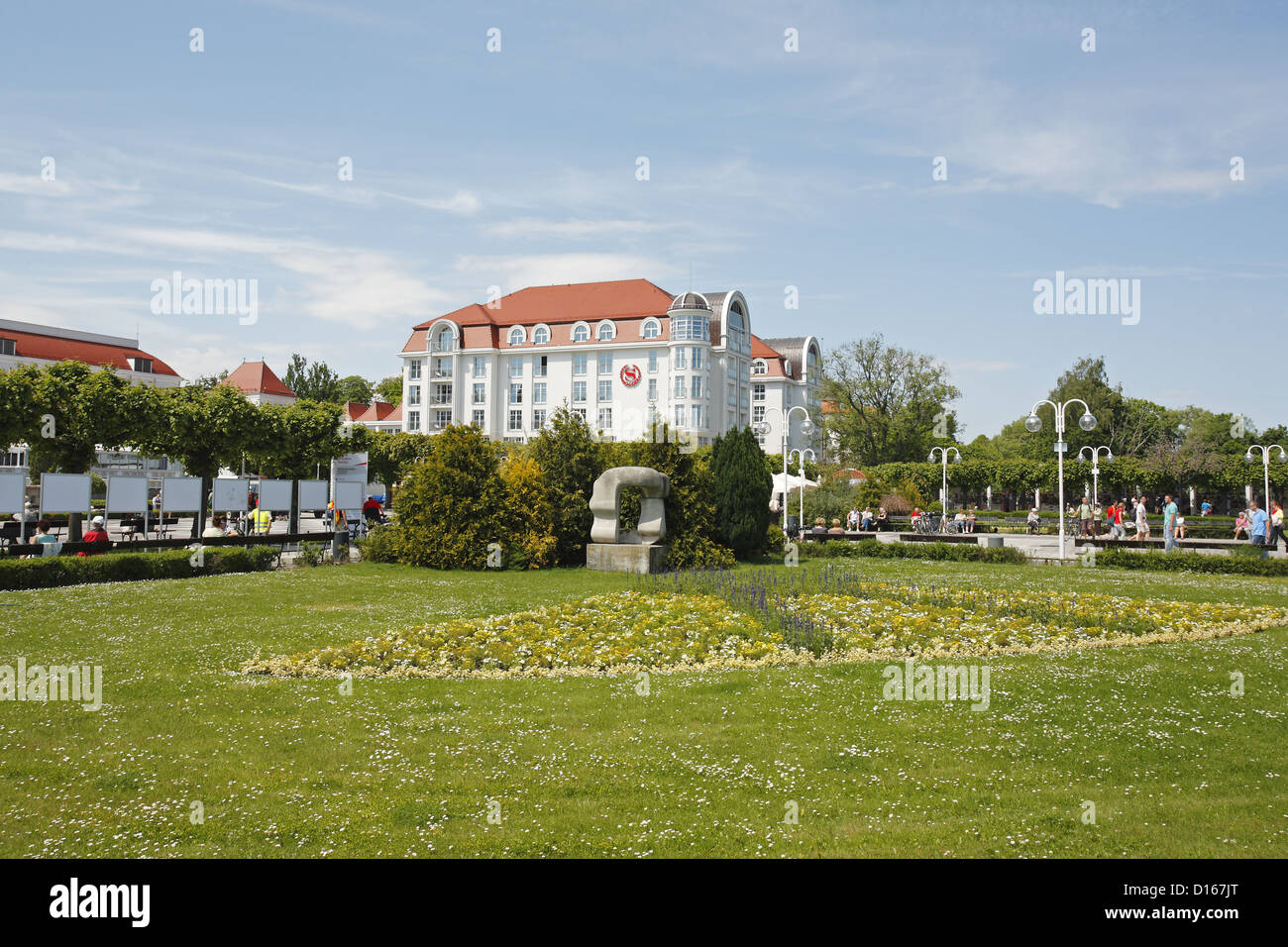 Sheraton Hotel, Sopot, Poland Stock Photo