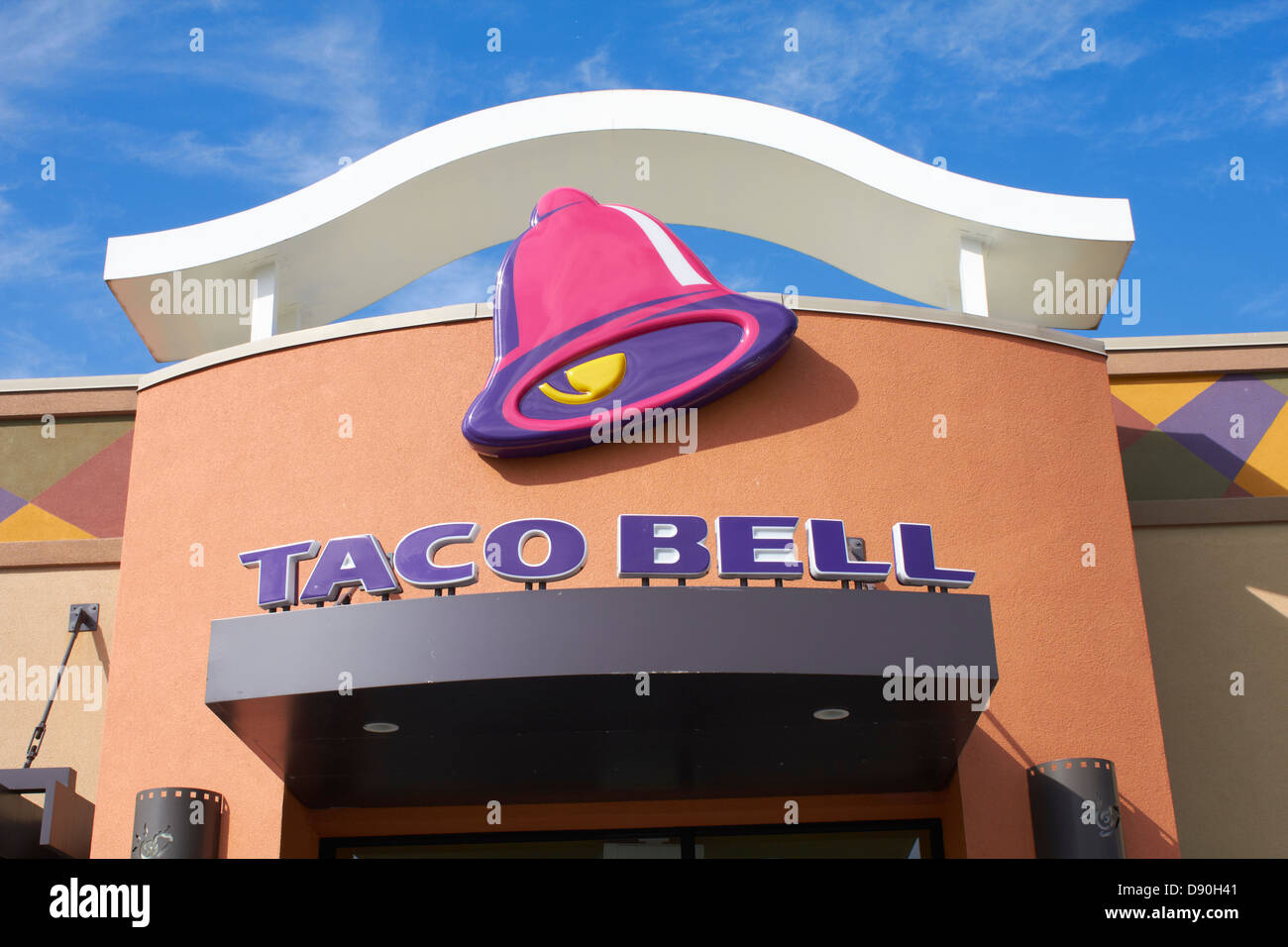 Taco Bell store front Stock Photo