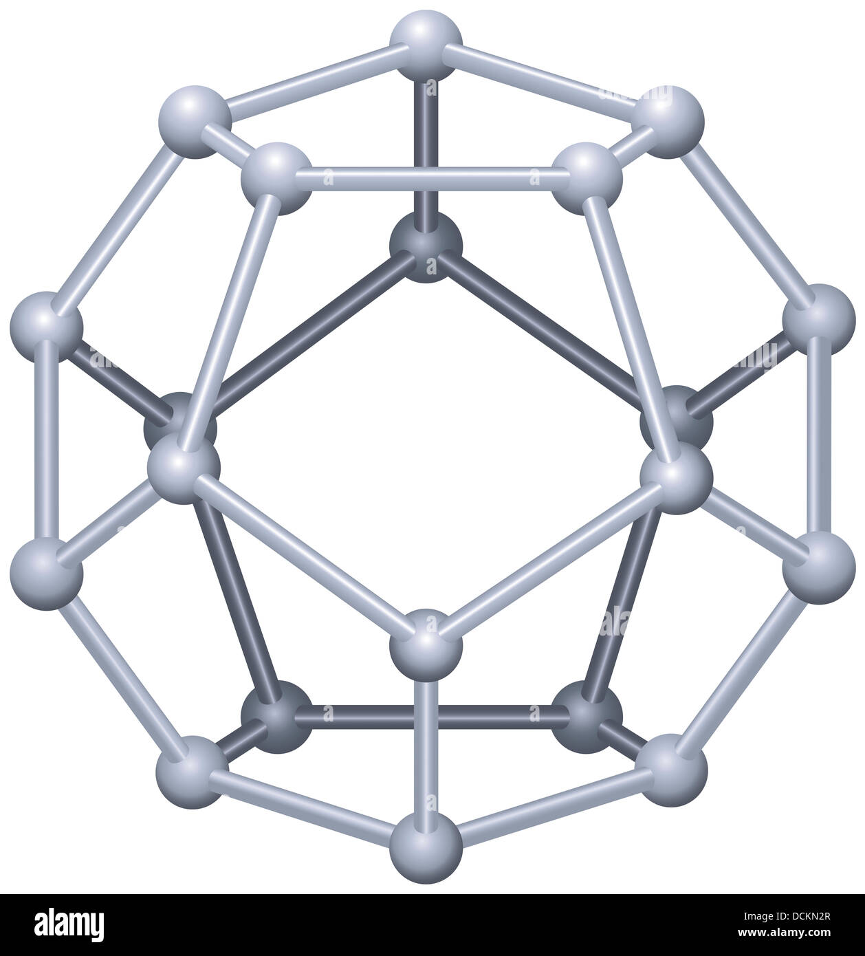 Dodecahedron - Platonic Solid Stock Photo