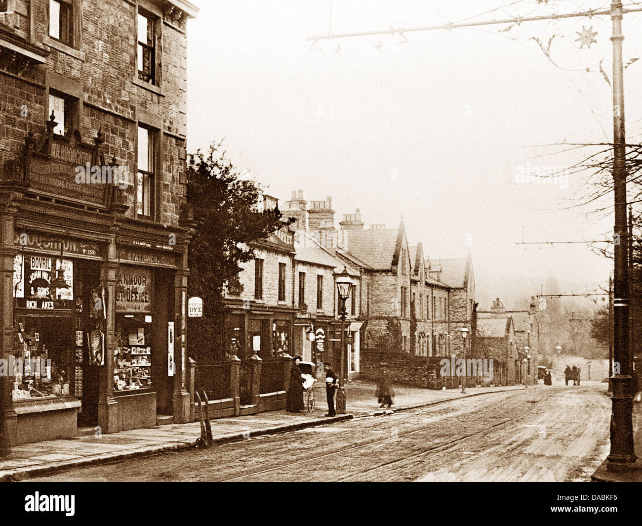 Sheffield Ranmoor early 1900s Stock Photo