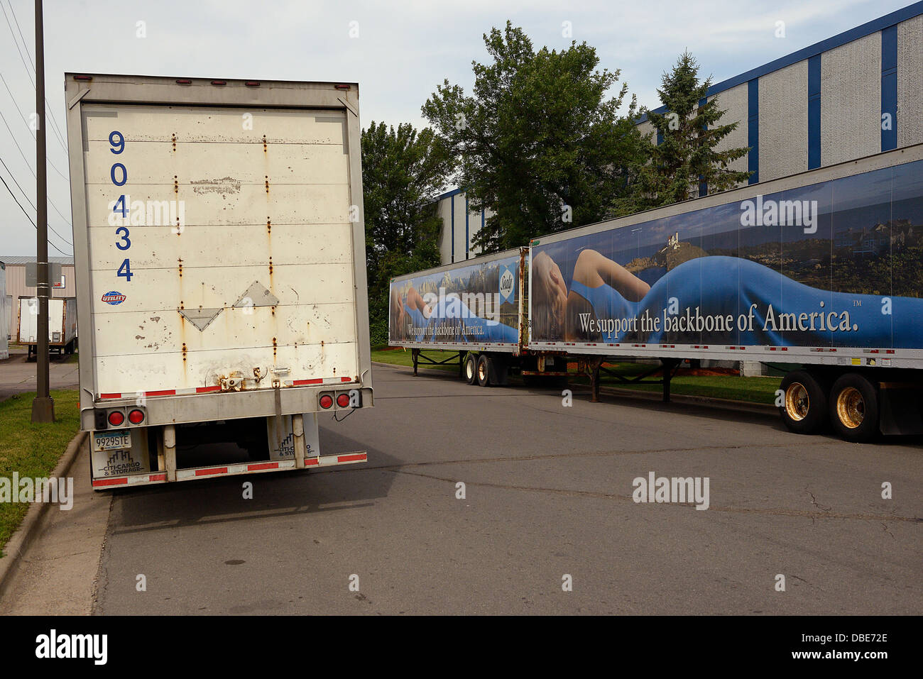 st paul minnesota trucks beds Stock Photo