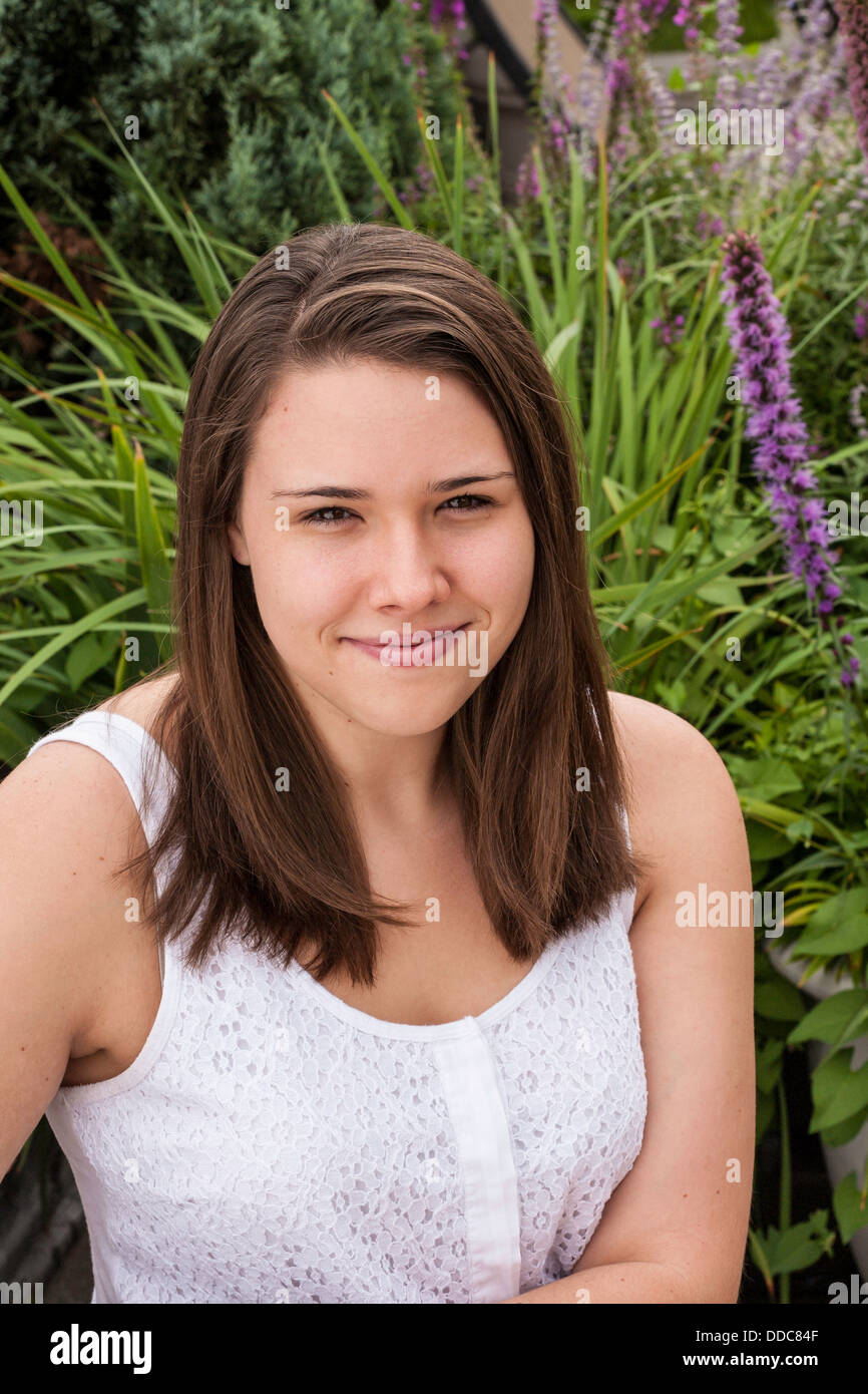 Pretty Young Woman Stock Photo