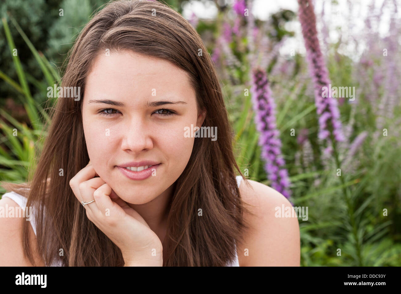 Pretty Young Woman Stock Photo