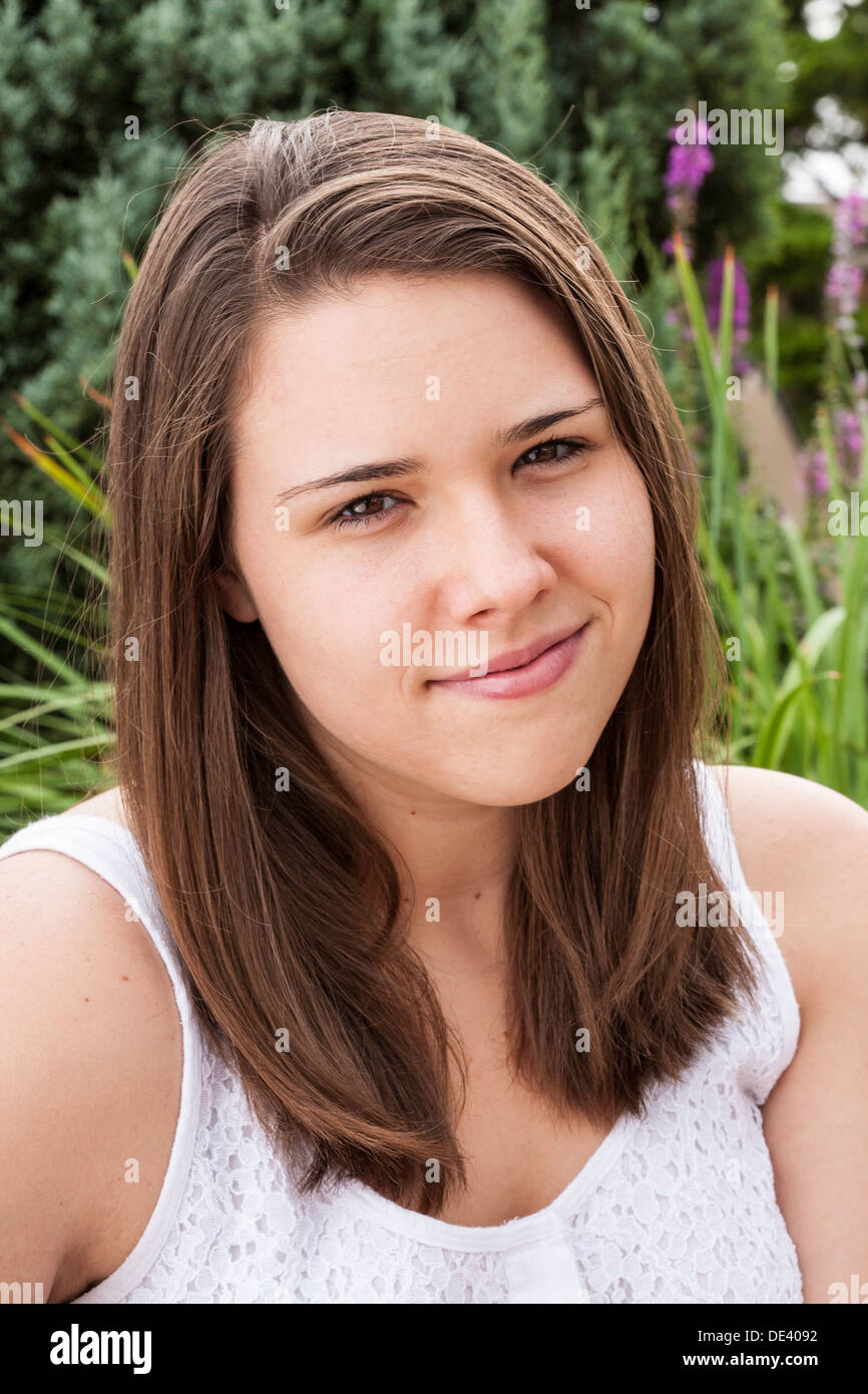 Pretty Young Woman Stock Photo