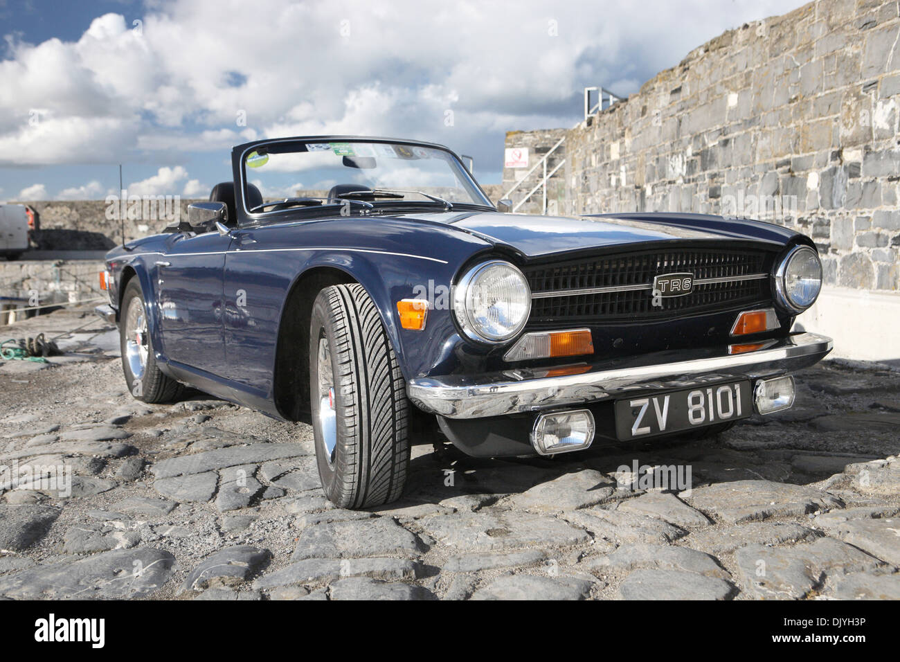 Triumph TR6 Stock Photo