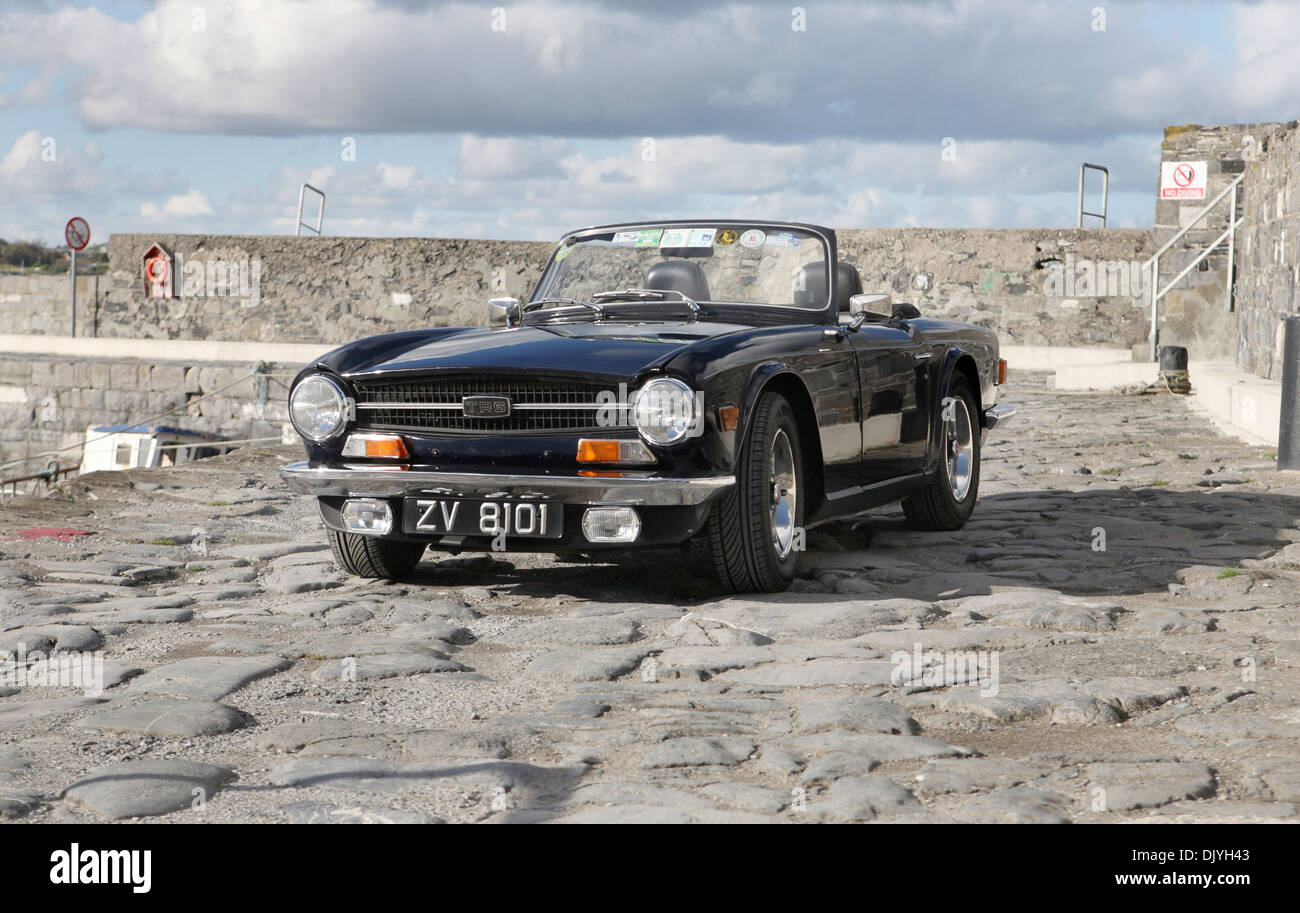 Triumph TR6 Stock Photo