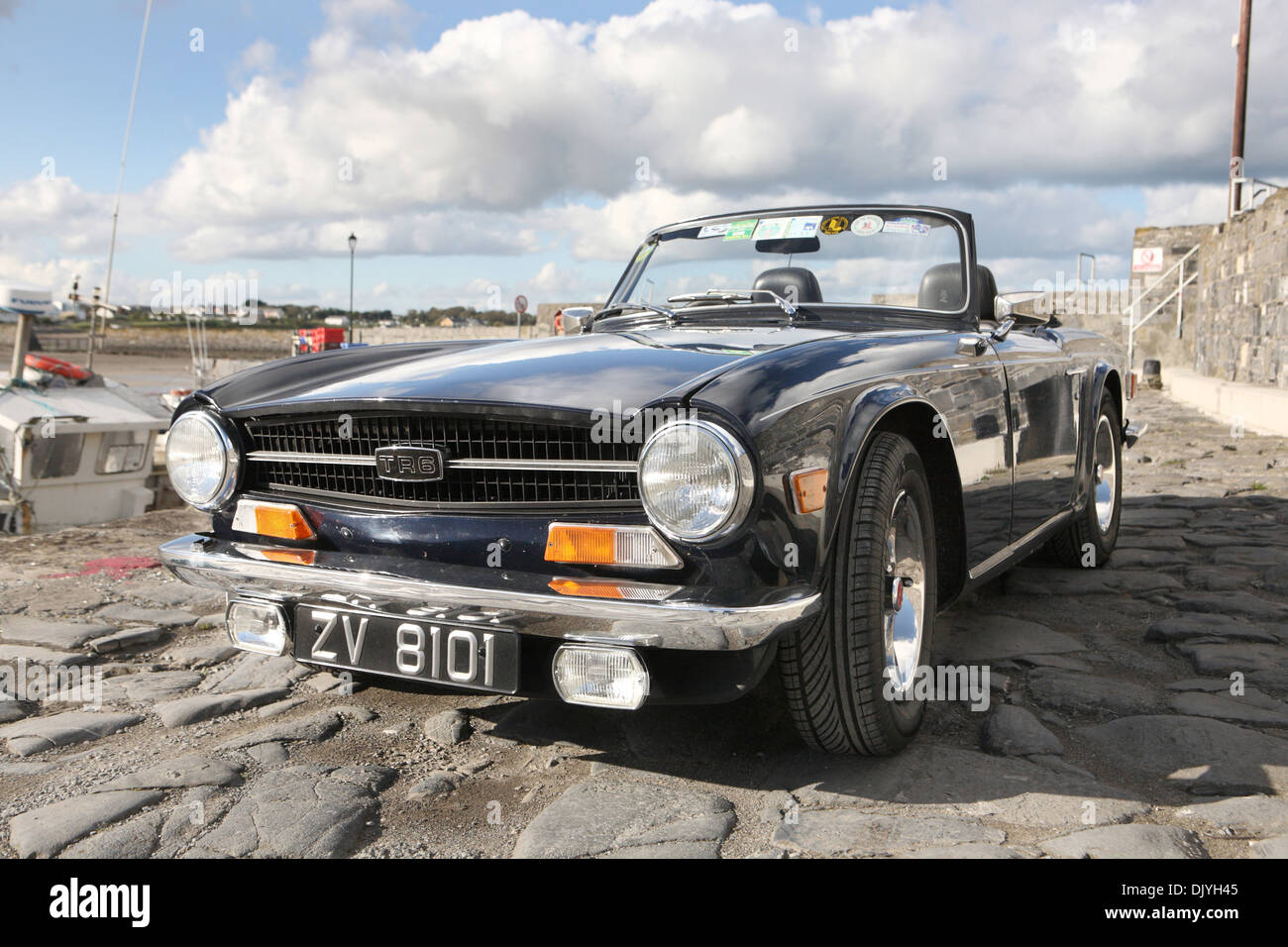 Triumph TR6 Stock Photo