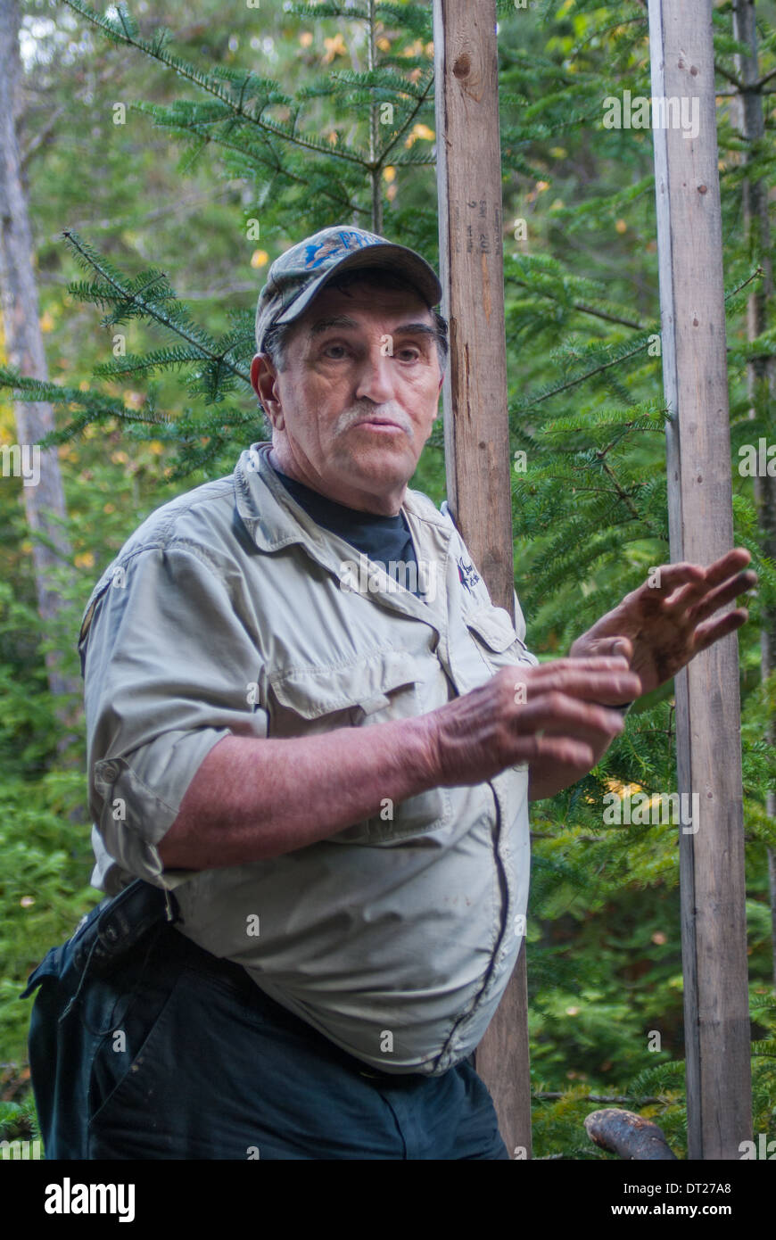 park ranger  quebec  canada Stock Photo