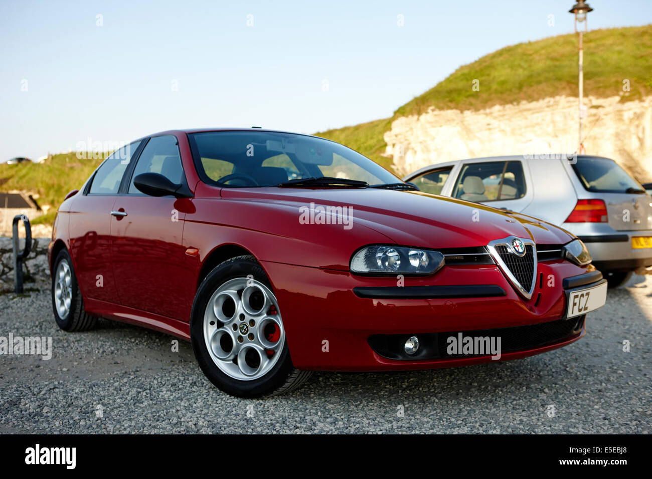 Alfa Romeo 156 parked Stock Photo