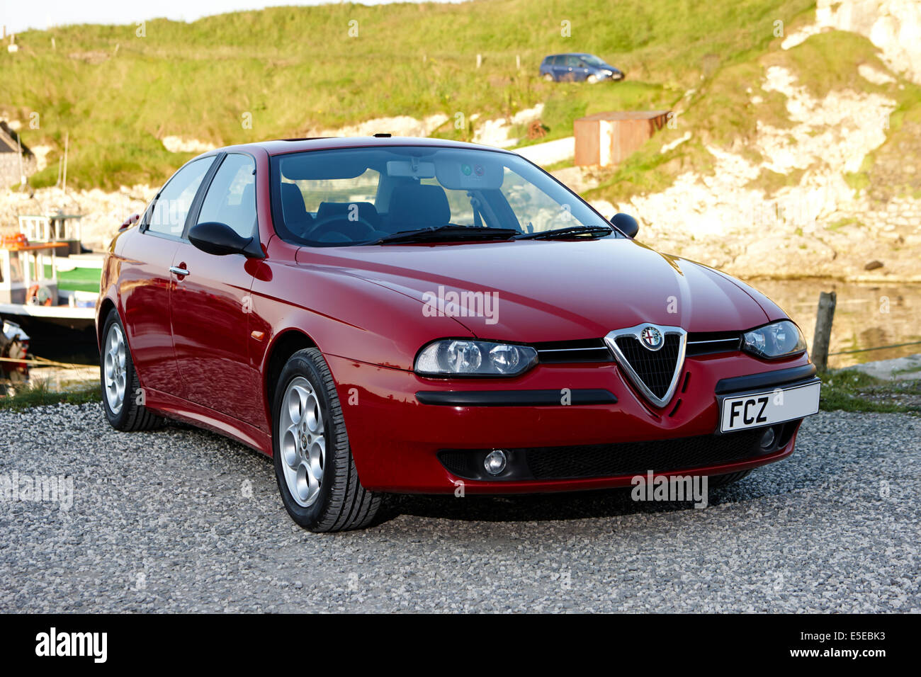 restored Alfa Romeo 156 Stock Photo