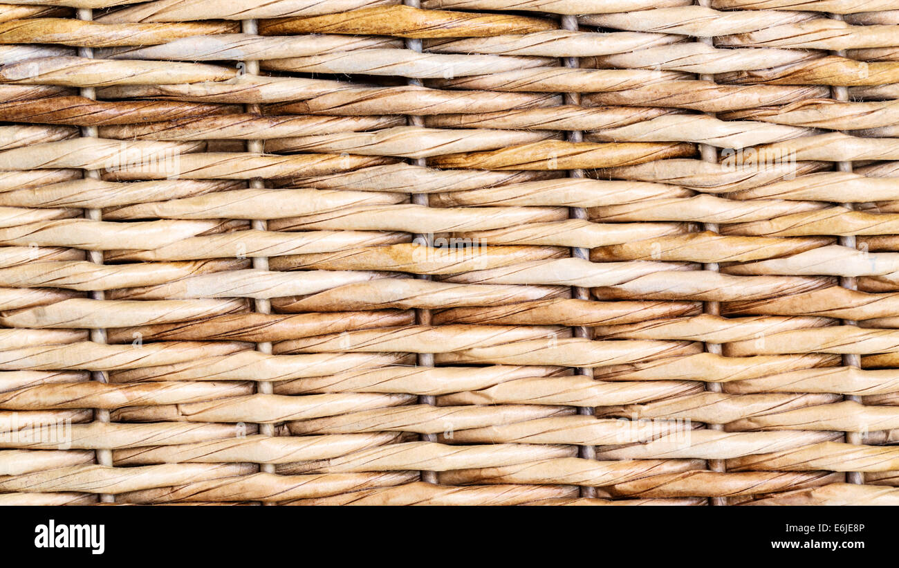 Wicker chair detail Stock Photo