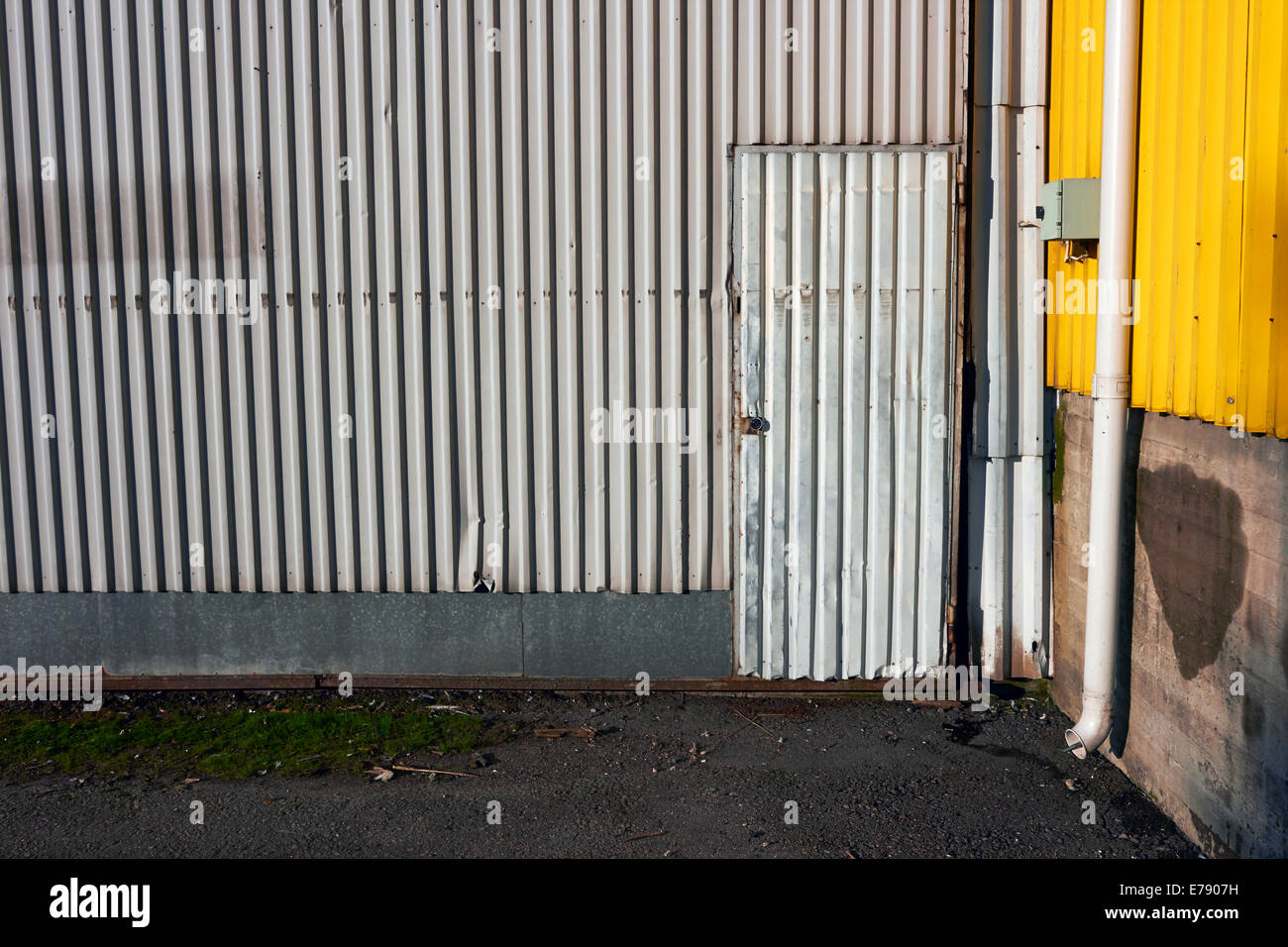 warehouse door Stock Photo