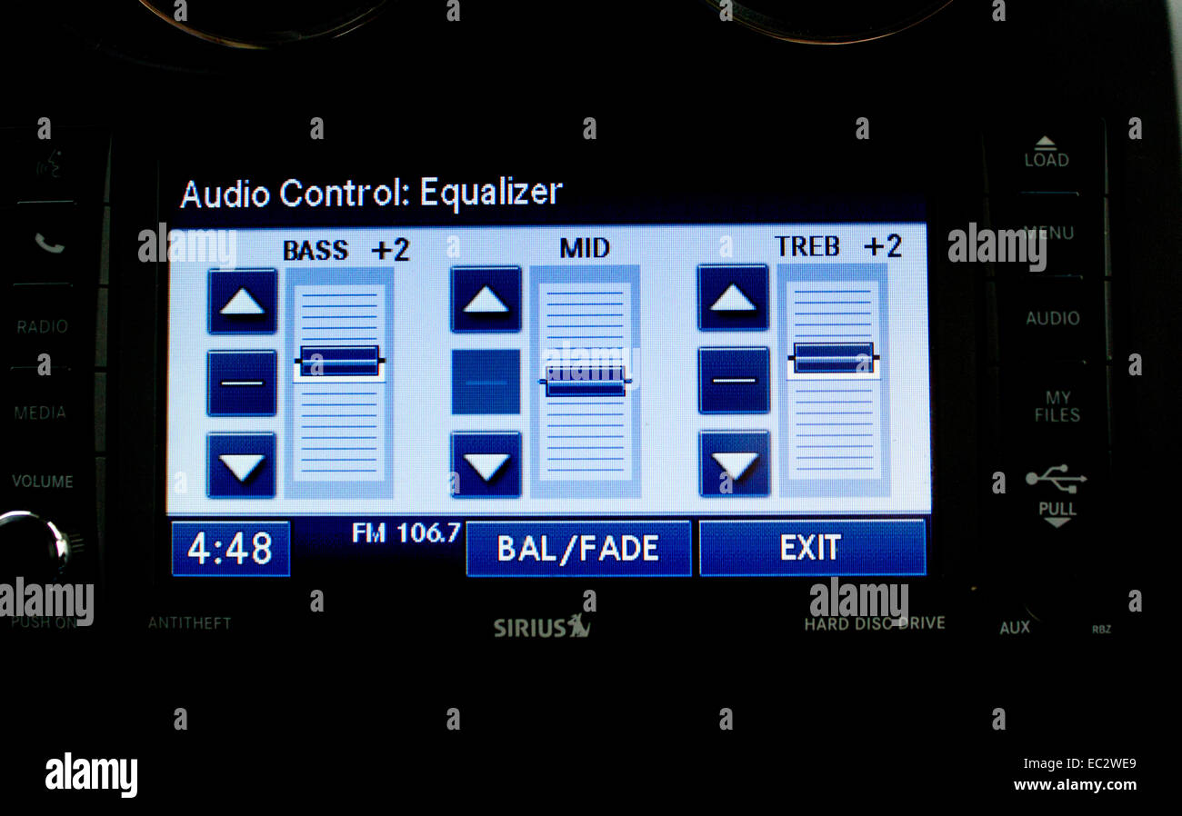 equalizer audio Stock Photo