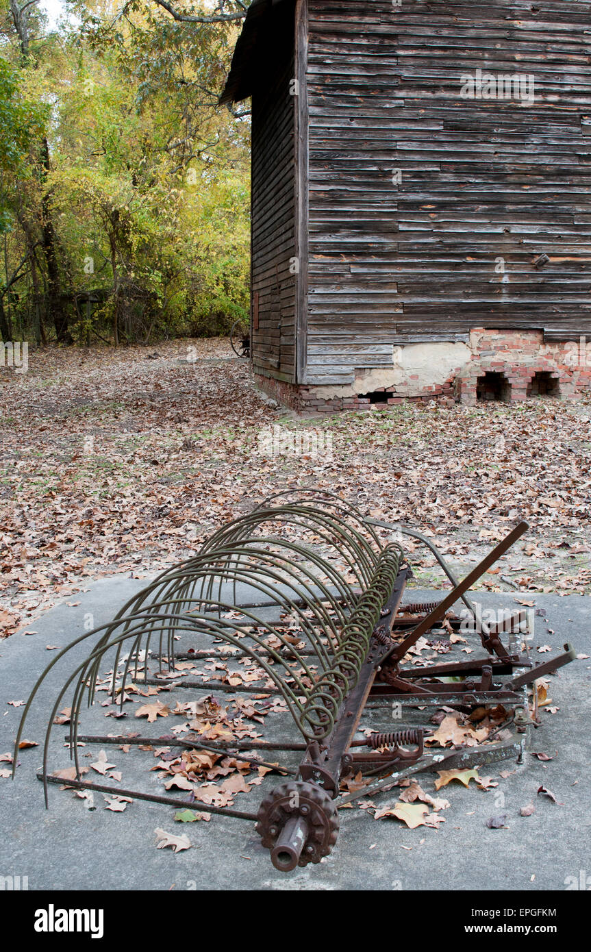 Hay Rake Stock Photo